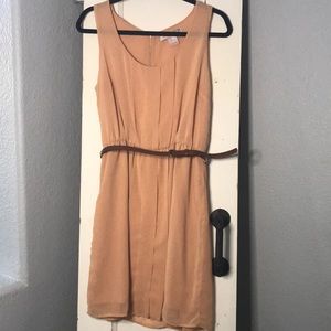 Peachy tan dress